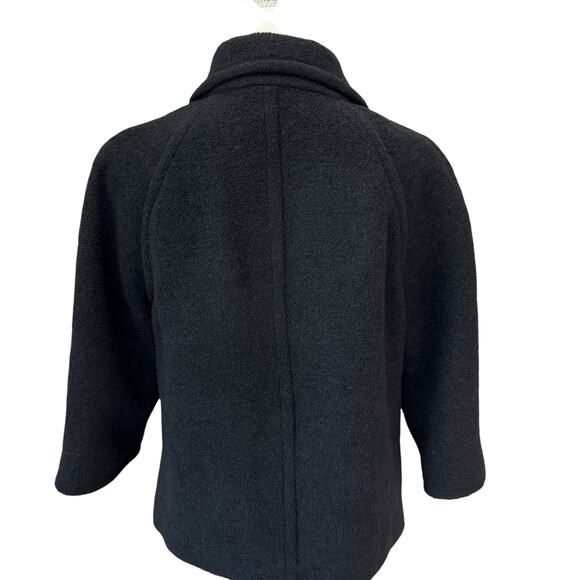 SPENCE Blazer Jacket Womens Small Black Retro Style Lady Coat Career Preppy - Picture 4 of 10